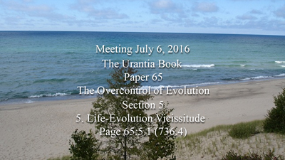 Paper 65 - The Overcontrol of Evolutiom