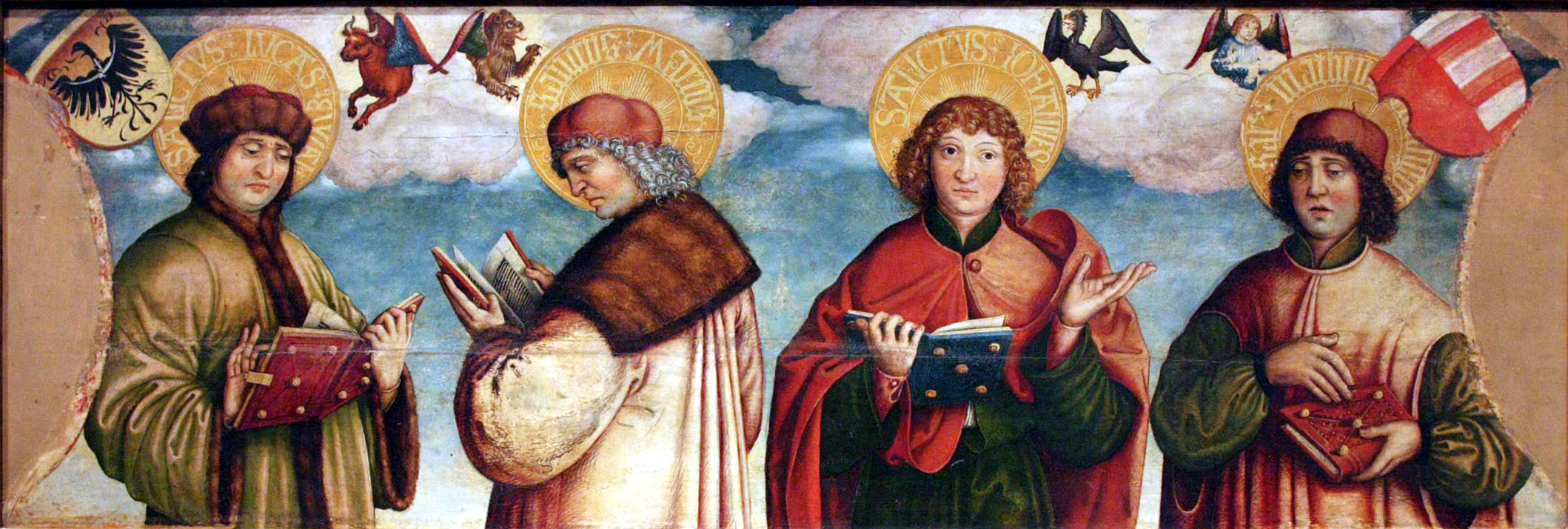 Mathew, Mark, Luke and John