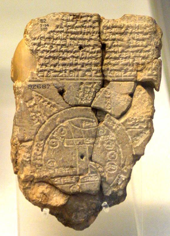 Babylonians thought Babylonia was at the center of the circle, meaning the boundary of the earth.