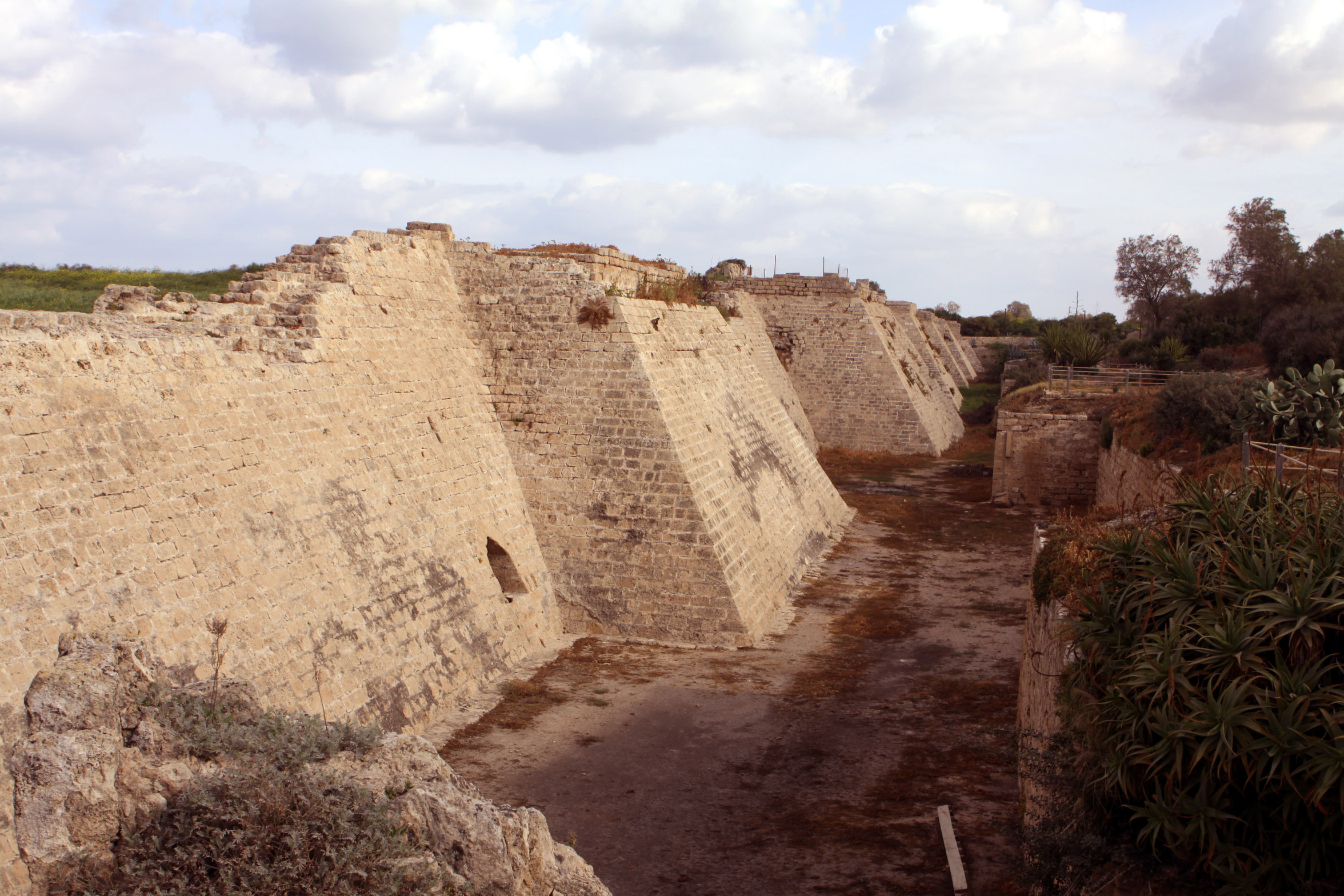 Walls of Caesarea Maritima.