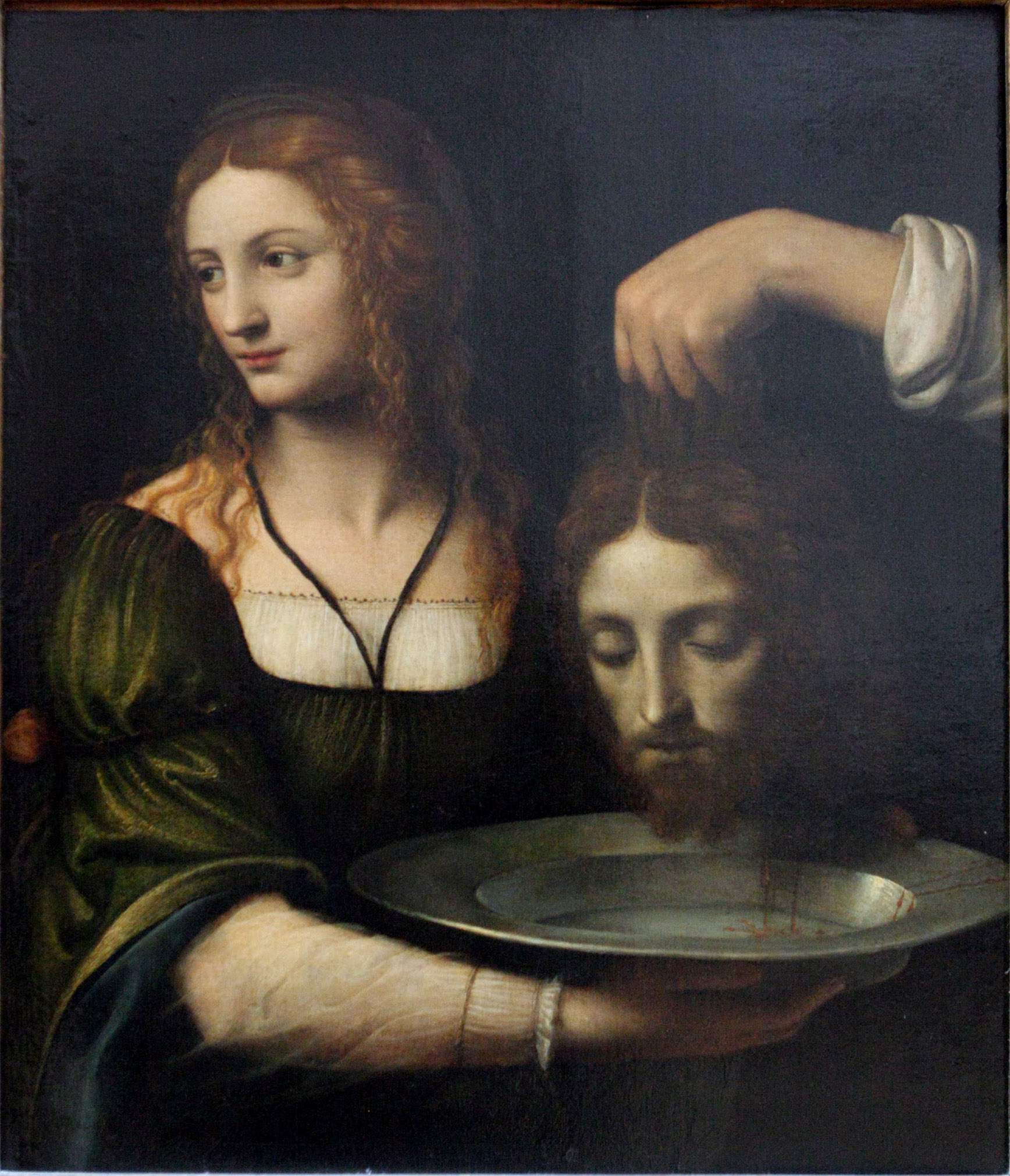 Salome with the head of John the Baptist.