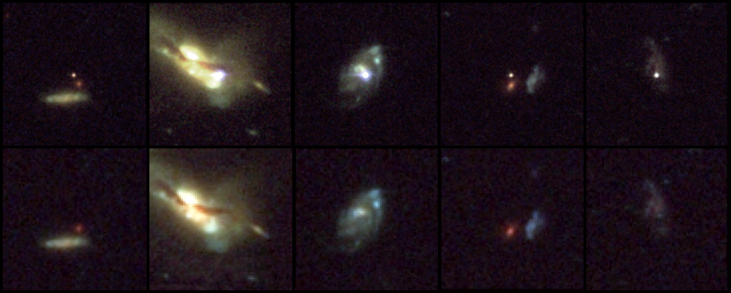 NASA's Hubble Space Telescope, reveal five supernovae, or exploding stars, and their host galaxies