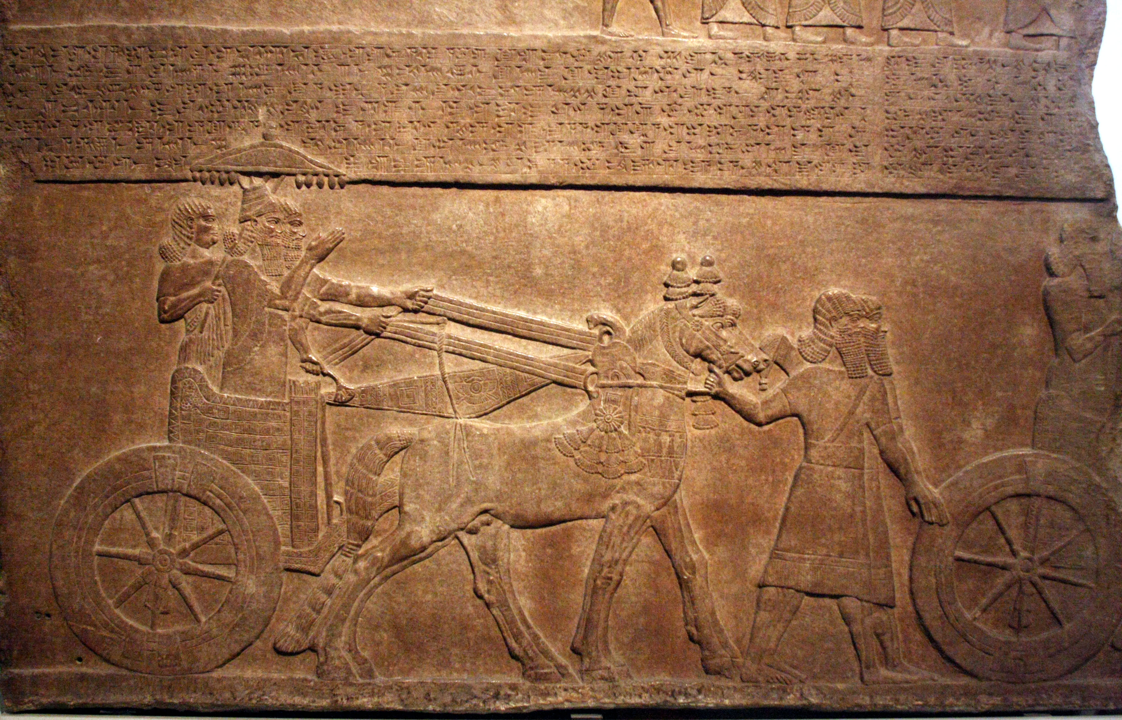 The capture of Astartu and the king in his chariot