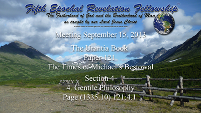 The Times of  Michael's Bestowal,