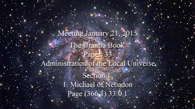 Paper 33 - Administration of the Local Universe